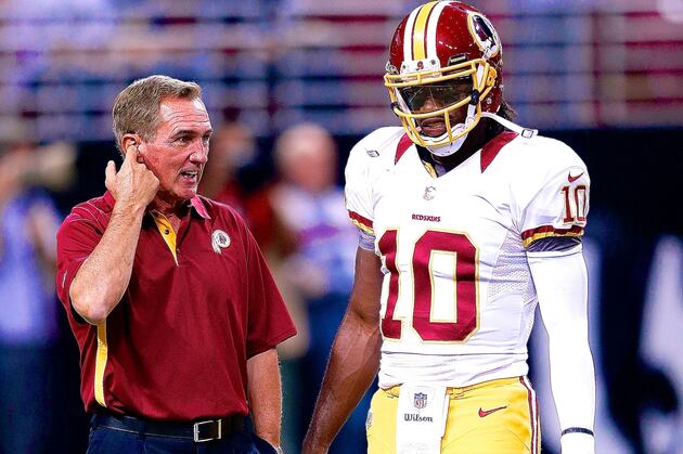 For Better or Worse, Mike Shanahan Is Married to the RGIII Roller Coaster Ride