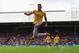 LONDON, ENGLAND - OCTOBER 26: Olivier Giroud of Arsenal celebrates his goal during the Barclays Premier League match between Crystal Palace and Arsenal at Selhurst Park on October 26, 2013 in London, England. (Photo by Clive Rose/Getty Images)