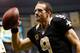 NEW ORLEANS, LA - OCTOBER 27: Drew Brees #9 of the New Orleans Saints walks off the field after defeating the Buffalo Bills 35-17 at Mercedes-Benz Superdome on October 27, 2013 in New Orleans, Louisiana. (Photo by Chris Graythen/Getty Images)