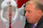 Kid Sticks Tongue Out at Therrien on Bench