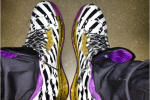 Wade Rocks Awful Zebra Print Sneakers on Instagram