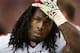 GLENDALE, AZ - OCTOBER 27: Running back Steven Jackson #39 of the Atlanta Falcons reacts on the sidelines during the NFL game against the Arizona Cardinals at the University of Phoenix Stadium on October 27, 2013 in Glendale, Arizona. The Cardinals defeated the Falcons 27-13. (Photo by Christian Petersen/Getty Images)