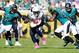 JACKSONVILLE, FL - OCTOBER 20: Ryan Mathews #24 of the San Diego Chargers runs for yardage during the game against the Jacksonville Jaguars at EverBank Field on October 20, 2013 in Jacksonville, Florida. (Photo by Sam Greenwood/Getty Images)