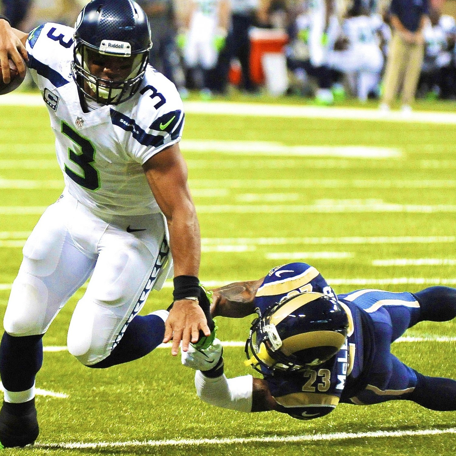 Seattle Seahawks vs. St. Louis Rams: Live Score, Highlights and 