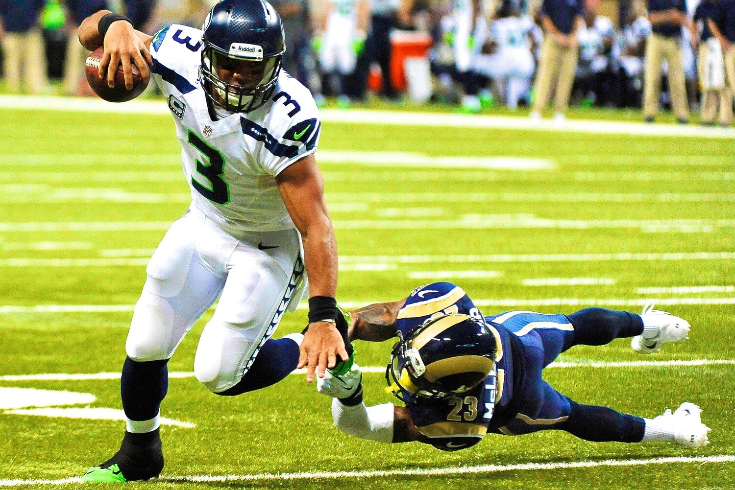 Seattle Seahawks vs. St. Louis Rams: Live Score, Highlights and 