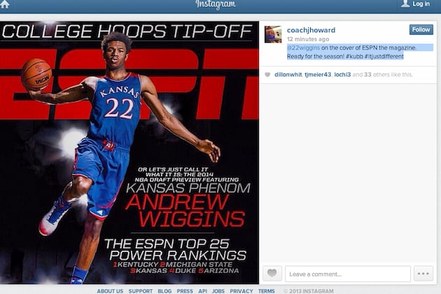 Instagram: Wiggins Appears on ESPN Magazine Cover