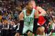 BOSTON, MA - OCTOBER 7: Jared Sullinger #7 of the Boston Celtics drives to the basket against the Toronto Raptors on October 7, 2013 at the TD Garden in Boston, Massachusetts. NOTE TO USER: User expressly acknowledges and agrees that, by downloading and or using this photograph, User is consenting to the terms and conditions of the Getty Images License Agreement. Mandatory Copyright Notice: Copyright 2013 NBAE (Photo by Steve Babineau/NBAE via Getty Images)