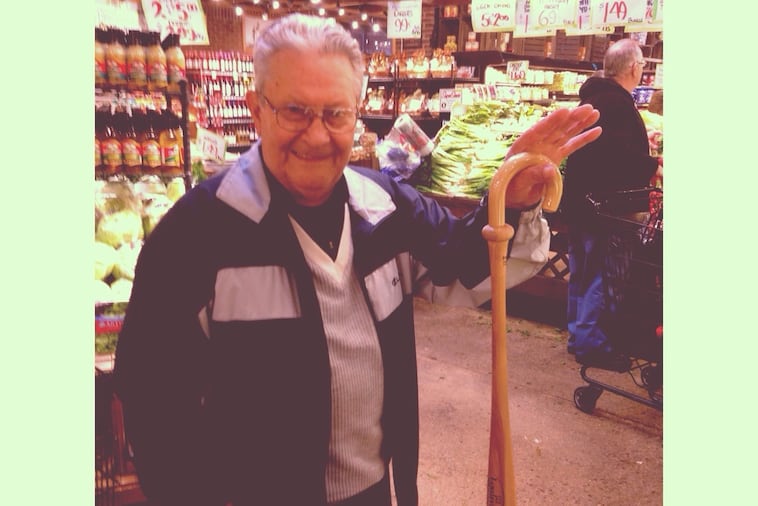 Man with a Louisville Slugger Cane Proves Love for the Game Never Fades