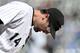CHICAGO, IL - SEPTEMBER 29: First baseman Paul Konerko #14 of the Chicago White Sox looks down at first base before the first inning against the Kansas City Royals at U.S. Cellular Field on September 29, 2013 in Chicago, Illinois. (Photo by Brian Kersey/Getty Images)