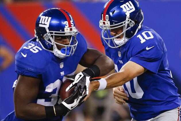 Giants Think Andre Brown Will Make Season Debut After Bye