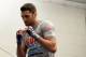 ABERBARGOED, WALES - AUGUST 12: Nathan Cleverly training session at Planet Fitness ahead of his fight with Sergey Kovalev on August 12, 2013 in Aberbargoed, Wales. (Photo by Matthew Horwood/Getty Images)