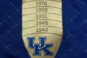 Photos: Kentucky's New Basketball Warmups Have Patch Honoring 8 Title Teams