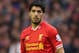 LIVERPOOL, ENGLAND - OCTOBER 26: Luis Suarez of Liverpool looks on during the Barclays Premier League match between Liverpool and West Bromwich Albion at Anfield on October 26, 2013 in Liverpool, England. (Photo by Clive Brunskill/Getty Images)