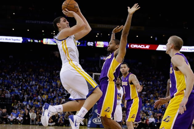 Golden State Warriors Guard Klay Thompson Erupts in Opener