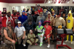 Oklahoma Coaches Wear Costumes to Practice