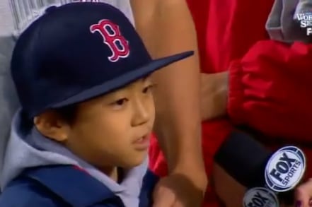 Koji Uehara's Son Gave the Best Postgame Interview Last Night