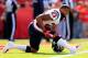 KANSAS CITY, MO - OCTOBER 20: Running back Arian Foster #23 of the Houston Texans stretches prio to the start of the game against the Kansas City Chiefs at Arrowhead Stadium on October 20, 2013 in Kansas City, Missouri. (Photo by Jamie Squire/Getty Images)