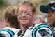 December 4, 2011; Tampa, FL, USA; Carolina Panthers tight end Jeremy Shockey (80) during the second half against the Tampa Bay Buccaneers at Raymond James Stadium. Carolina Panthers defeated the Tampa Bay Buccaneers 38-19. Mandatory Credit: Kim Klement-USA TODAY Sports