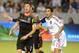 Aug 17, 2013; Carson, CA, USA; Los Angeles Galaxy forward Robbie Keane (7) and Real Salt Lake defender Tony Beltran (2) in the first half at the StubHub Center. Mandatory Credit: Jayne Kamin-Oncea-USA TODAY Sports