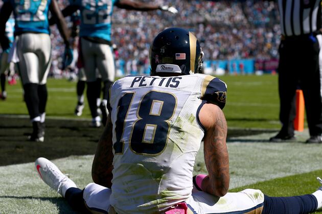 Pettis (Thigh) Among 4 Rams to Return to Practice