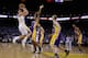 OAKLAND, CA - OCTOBER 30: Klay Thompson #11 of the Golden State Warriors shoots the ball during their game against the Los Angeles Lakers at ORACLE Arena on October 30, 2013 in Oakland, California. NOTE TO USER: User expressly acknowledges and agrees that, by downloading and or using this photograph, User is consenting to the terms and conditions of the Getty Images License Agreement. (Photo by Ezra Shaw/Getty Images)