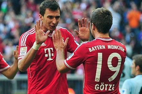 Mario Götze and Mandzukic Are Instrumental in Continued Bayern Dominance