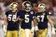 MIAMI GARDENS, FL - JANUARY 07: Everett Golson #5 of the Notre Dame Fighting Irish looks on after failing to convert on third down against the Alabama Crimson Tide during the 2013 Discover BCS National Championship game at Sun Life Stadium on January 7, 2013 in Miami Gardens, Florida. (Photo by Streeter Lecka/Getty Images)