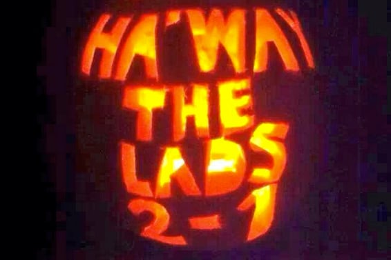 Sunderland Fan Uses Pumpkin to Troll Newcastle After They Beat Them