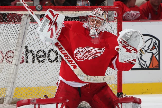 Wings Recall Goalie Mrazek; Gustavsson Has Strained Neck