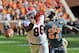 Oct 5, 2013; Knoxville, TN, USA; Tennessee Volunteers defensive back Justin Coleman (27) breaks up a pass intended for Georgia Bulldogs wide receiver Justin Scott-Wesley (86) during the first half at Neyland Stadium. Mandatory Credit: Jim Brown-USA TODAY Sports