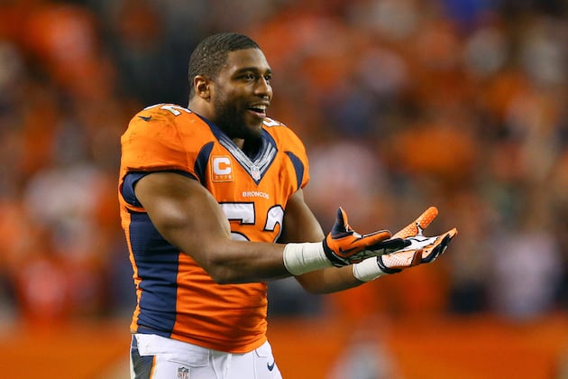 Wesley Woodyard Fined $15,750 for Helmet-to-Helmet Hit Sunday
