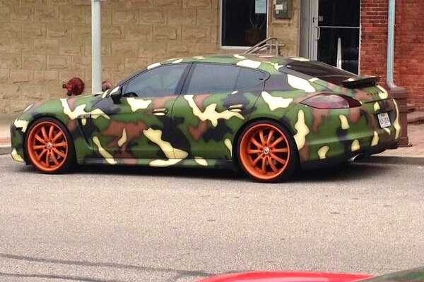 Josh Gordon Has a Camouflage Porsche, Doesn't Want Attention