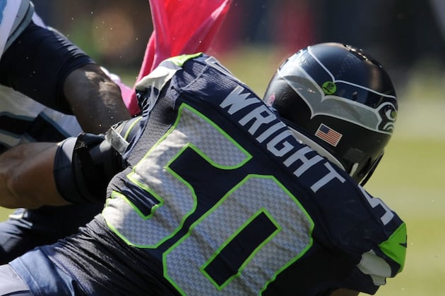Wright Fined for Hit on Rams RB Stacy