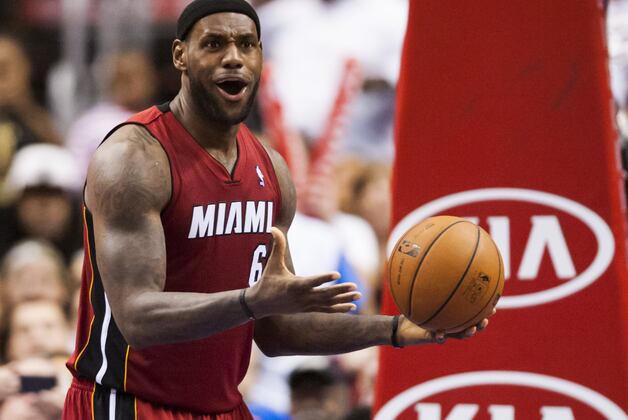 LeBron takes KG's advice, focuses on Heat