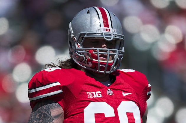 Ohio State RT Taylor Decker Will Not Return vs. Iowa Due to Knee Sprain