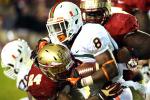 Report: Miami RB Johnson Out for Season...