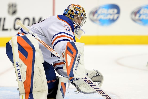 Edmonton Oilers Goaltender Richard Bachman Leaves with Groin Injury