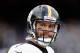 OAKLAND, CA - OCTOBER 27: Ben Roethlisberger #7 of the Pittsburgh Steelers stands on the sideline during their game against the Oakland Raiders at O.co Coliseum on October 27, 2013 in Oakland, California. (Photo by Ezra Shaw/Getty Images)