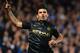 LONDON, ENGLAND - OCTOBER 27: Sergio Aguero of Manchester City celebrates scoring their first goal during the Barclays Premier League match between Chelsea and Manchester City at Stamford Bridge on October 27, 2013 in London, England. (Photo by Shaun Botterill/Getty Images)