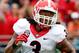 JACKSONVILLE, FL - NOVEMBER 02: Todd Gurley #3 of the Georgia Bulldogs runs for yardage during the game against the Florida Gators at EverBank Field on November 2, 2013 in Jacksonville, Florida. (Photo by Sam Greenwood/Getty Images)