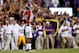 November 3, 2012; Baton Rouge, LA, USA; Alabama Crimson Tide defensive back Deion Belue (13) against the LSU Tigers during a game at Tiger Stadium. Alabama defeated LSU 21-17. Mandatory Credit: Derick E. Hingle-USA TODAY Sports