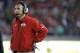 Sep 14, 2013; Berkeley, CA, USA; Ohio State Buckeyes Urban Meyer stands on the sideline during action against the California Golden Bears in the fourth quarter at Memorial Stadium. The Buckeyes defeated the Golden Bears 52-34. Mandatory Credit: Cary Edmondson-USA TODAY Sports