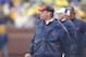 ANN ARBOR, MI - OCTOBER 13: Head coach Tim Beckman looks on during the second quarter while playing the Michigan Wolverines at Michigan Stadium on October 13, 2012 in Ann Arbor, Michigan. Michigan won the game 45-0. (Photo by Gregory Shamus/Getty Images)