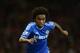LONDON, ENGLAND - OCTOBER 29: Willian of Chelsea in action during the Capital One Cup Fourth Round match between Arsenal and Chelsea at the Emirates Stadium on October 29, 2013 in London, England. (Photo by Jamie McDonald/Getty Images)