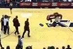 Watch the Utah Jazz Mascot DROP a Court Intruder