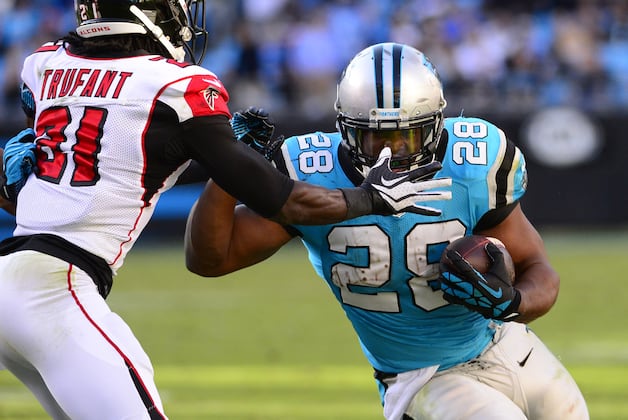 Panthers Jonathan Stewart (9 Carries, 43 Yards) Just Happy to Be Back