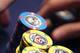 LAS VEGAS, NV - DECEMBER 17: A detail shot of poker chips at the third event of the Epic Poker League Inaugural Season during the Main Event Day three at the Palms Casino Resort on December 17, 2011 in Las Vegas, Nevada. (Photo by Jeff Bottari/Getty Images for Epic Poker)