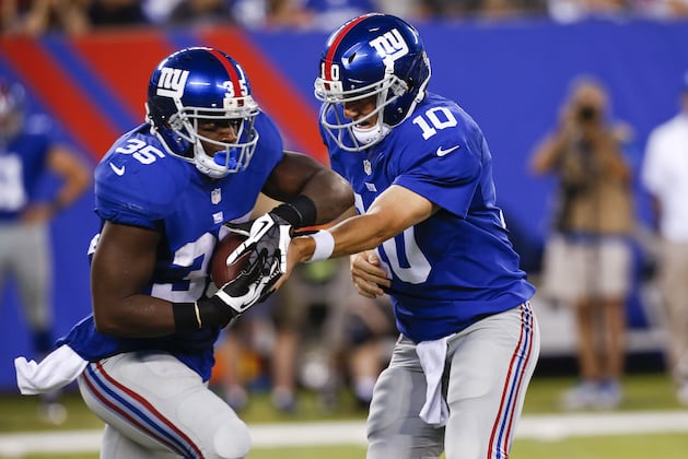 Giants Give Running Back Andre Brown a Special Package of Plays