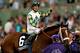 ARCADIA, CA - NOVEMBER 02: Gary Stevens celebrates aboard Mucho Macho Man after winning the Breeders' Cup Classic during the 2013 Breeders' Cup World Championships at Santa Anita Park on November 2, 2013 in Arcadia, California. (Photo by Matthew Stockman/Getty Images)