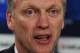 SAN SEBASTIAN, SPAIN - NOVEMBER 04: Manchester United coach David Moyes faces the media during a Manchester United Press Conference ahead of the UEFA Champions League Group A match between Real Sociedad and Manchester United at Estadio Anoeta on November 4, 2013 in San Sebastian, Spain. (Photo by Mike Hewitt/Getty Images)